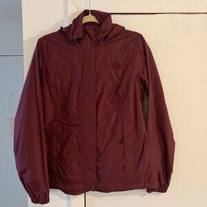 The North Face Women's Resolve Light Rainproof Jacket, Garnet Red, Size Small